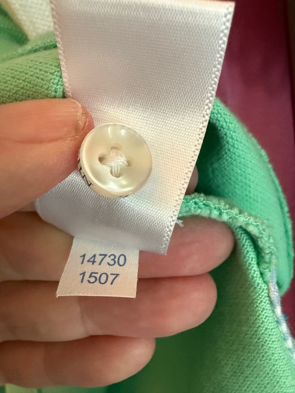 Southern Tide Men's Mint Green Short-Sleeve Polo Shirt with Dish Logo Size M - Picture 10 of 10